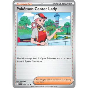 Pokémon TCG: Mega Evolution - Base Set - Pokemon Center Lady Trainer 123/132