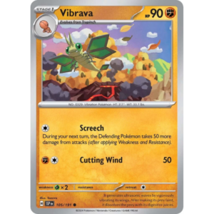 Pokémon TCG: Scarlet & Violet - Surging Sparks - Vibrava 105/191 (Reverse Holo)