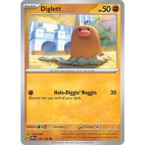 Pokémon TCG: Scarlet & Violet - Obsidian Flames 103/197 Diglett