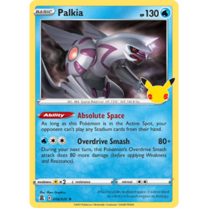 Pokémon TCG: Sword & Shield - Celebrations - Palkia 004/025 (Holo)