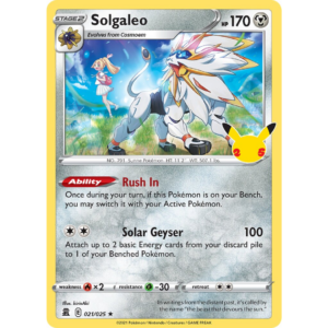 Pokémon TCG: Sword & Shield - Celebrations - Solgaleo 021/025 (Holo)