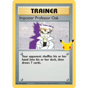 Pokémon TCG: Sword & Shield - Celebrations Classic Collection - Imposter Professor Oak Trainer 73/102 (Holo)