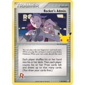 Pokémon TCG: Sword & Shield - Celebrations Classic Collection - Rocket's Admin Trainer 86/109 (Holo)