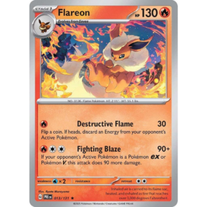 Pokémon TCG: Scarlet & Violet - Prismatic Evolutions 013/131 Flareon (Holo)