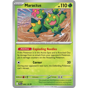 Pokémon TCG: Scarlet & Violet - Journey Together - Maractus 008/159