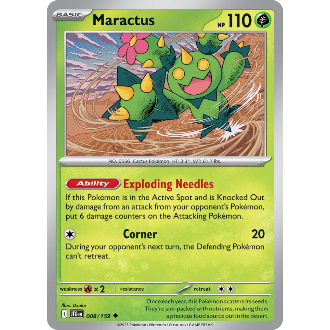 Pokémon TCG: Scarlet & Violet - Journey Together - Maractus 008/159