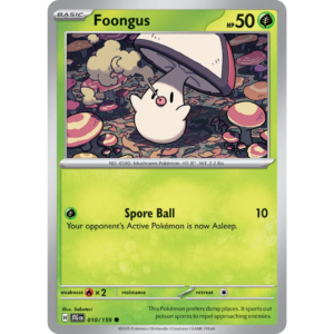 Pokémon TCG: Scarlet & Violet - Journey Together - Foongus 010/159