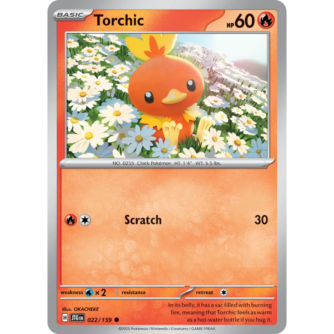 Pokémon TCG: Scarlet & Violet - Journey Together - Torchic 022/159
