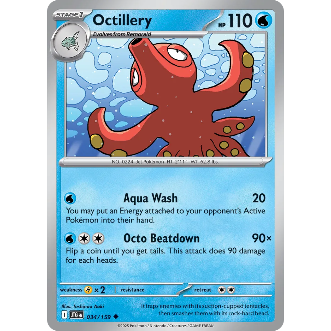 Pokémon TCG: Scarlet & Violet - Journey Together - Octillery 034/159