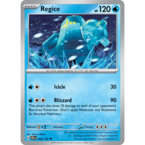 Pokémon TCG: Scarlet & Violet - Journey Together - Regice 042/159