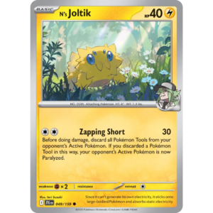 Pokémon TCG: Scarlet & Violet - Journey Together - N's Joltik 049/159