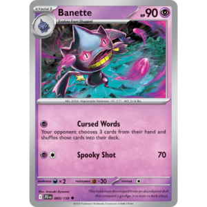 Pokémon TCG: Scarlet & Violet - Journey Together - Banette 060/159