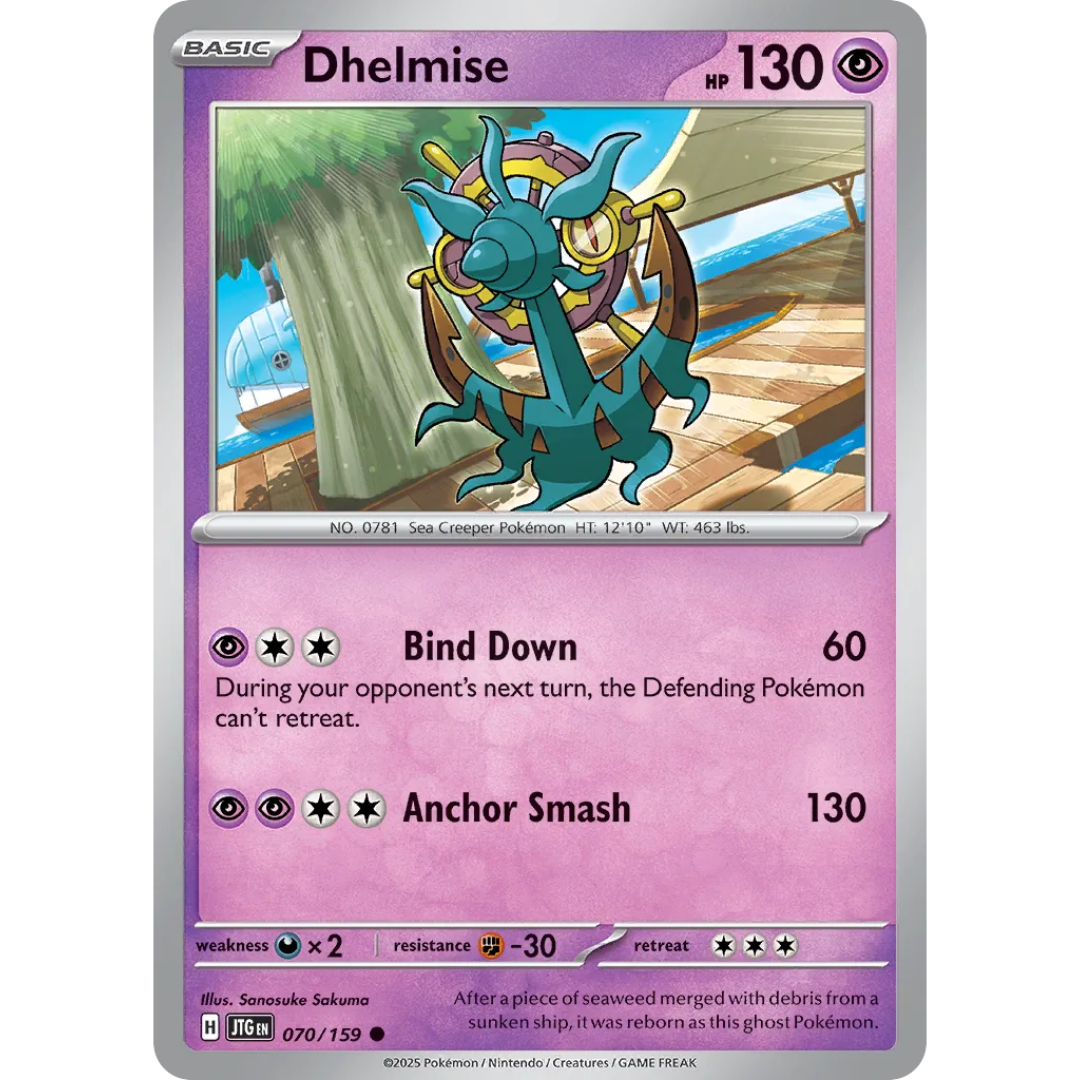 Pokémon TCG: Scarlet & Violet - Journey Together - Dhelmise 070/159