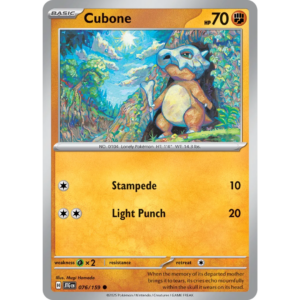 Pokémon TCG: Scarlet & Violet - Journey Together - Cubone 076/159