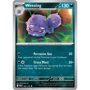 Pokémon TCG: Scarlet & Violet - Journey Together - Weezing 092/159