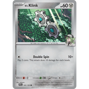 Pokémon TCG: Scarlet & Violet - Journey Together - N's Klink 103/159