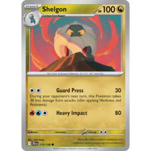 Pokémon TCG: Scarlet & Violet - Journey Together - Shelgon 113/159