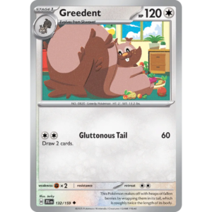 Pokémon TCG: Scarlet & Violet - Journey Together - Greedent 132/159