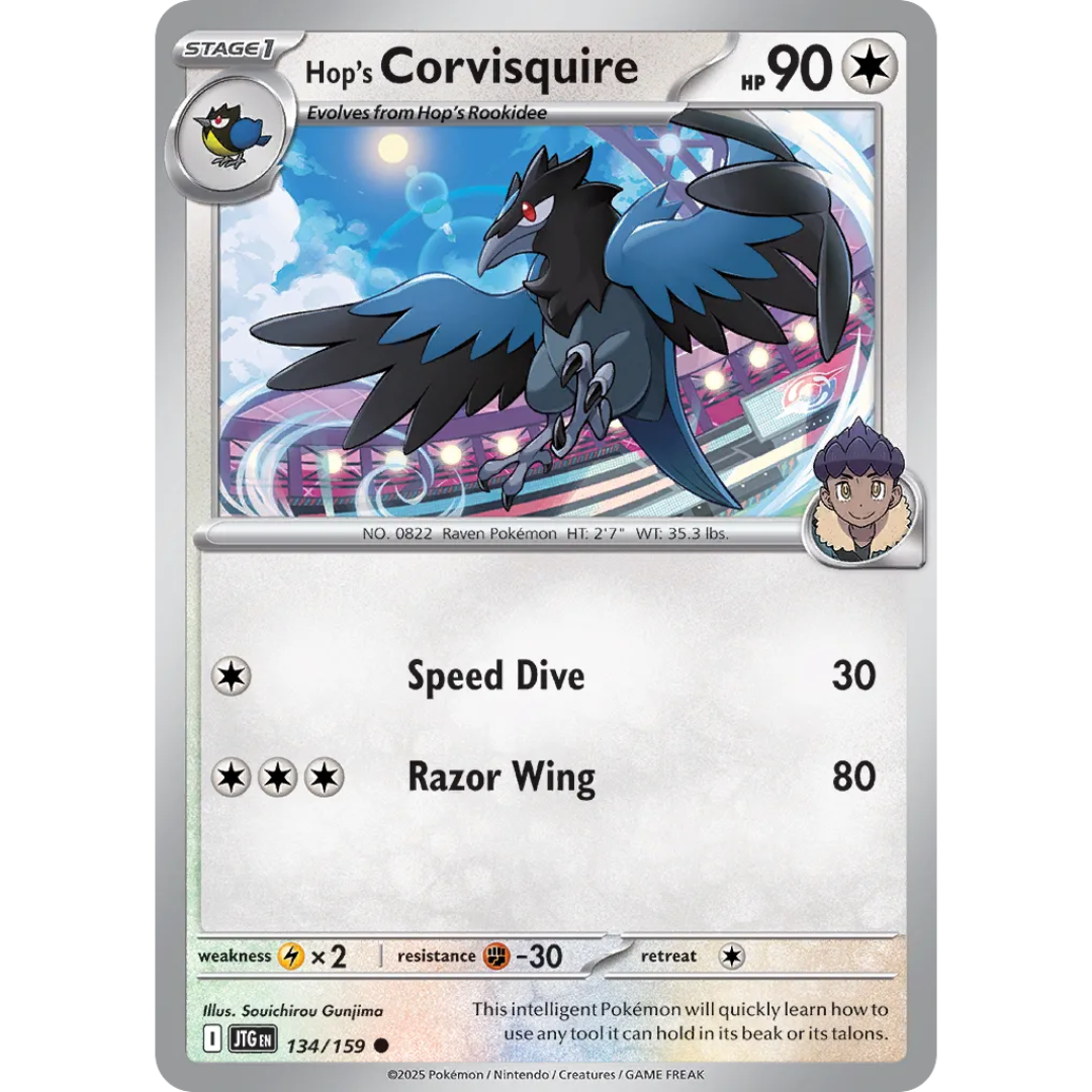 Pokémon TCG: Scarlet & Violet - Journey Together - Hop's Corvisquire 134/159