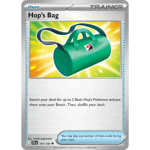 Pokémon TCG: Scarlet & Violet - Journey Together - Hop's Bag Trainer 147/159