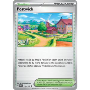 Pokémon TCG: Scarlet & Violet - Journey Together - Postwick Trainer 154/159