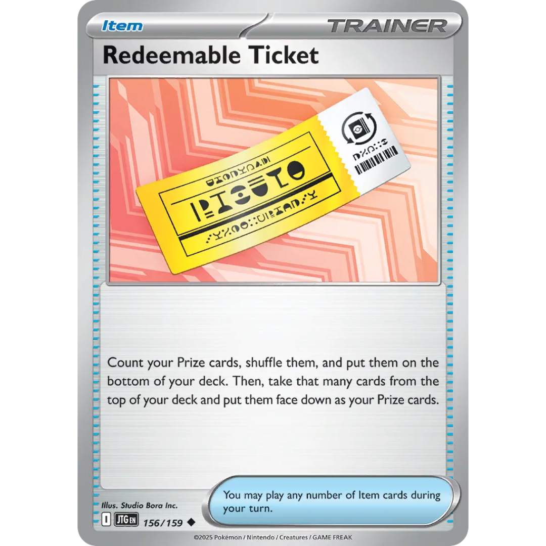 Pokémon TCG: Scarlet & Violet - Journey Together - Redeemable Ticket Trainer 156/159